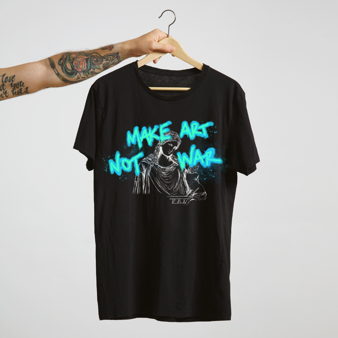 Make Art not War T shirt