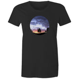 Macedon Ranges Sunset Women's Maple Organic Tee
