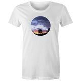 Macedon Ranges Sunset Women's Maple Organic Tee