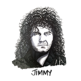 Jimmy Barnes original drawing. ©High Tees