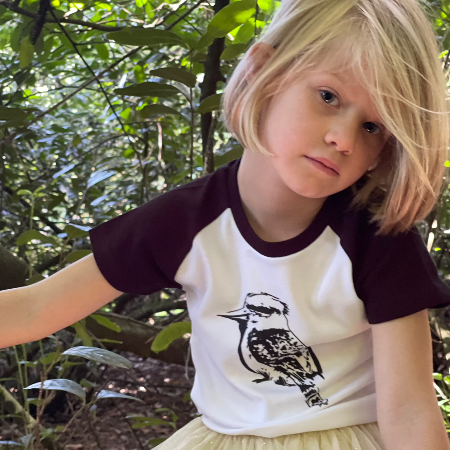 Kookaburra T shirt Raglan kids