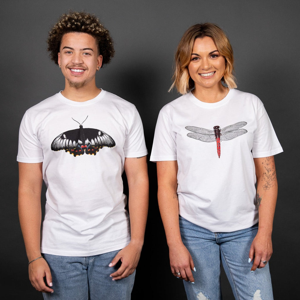 Butterfly and Dragonfly T shirts