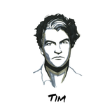 Tim Finn original drawing. ©High Tees