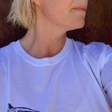 Tiger Shark White T shirt