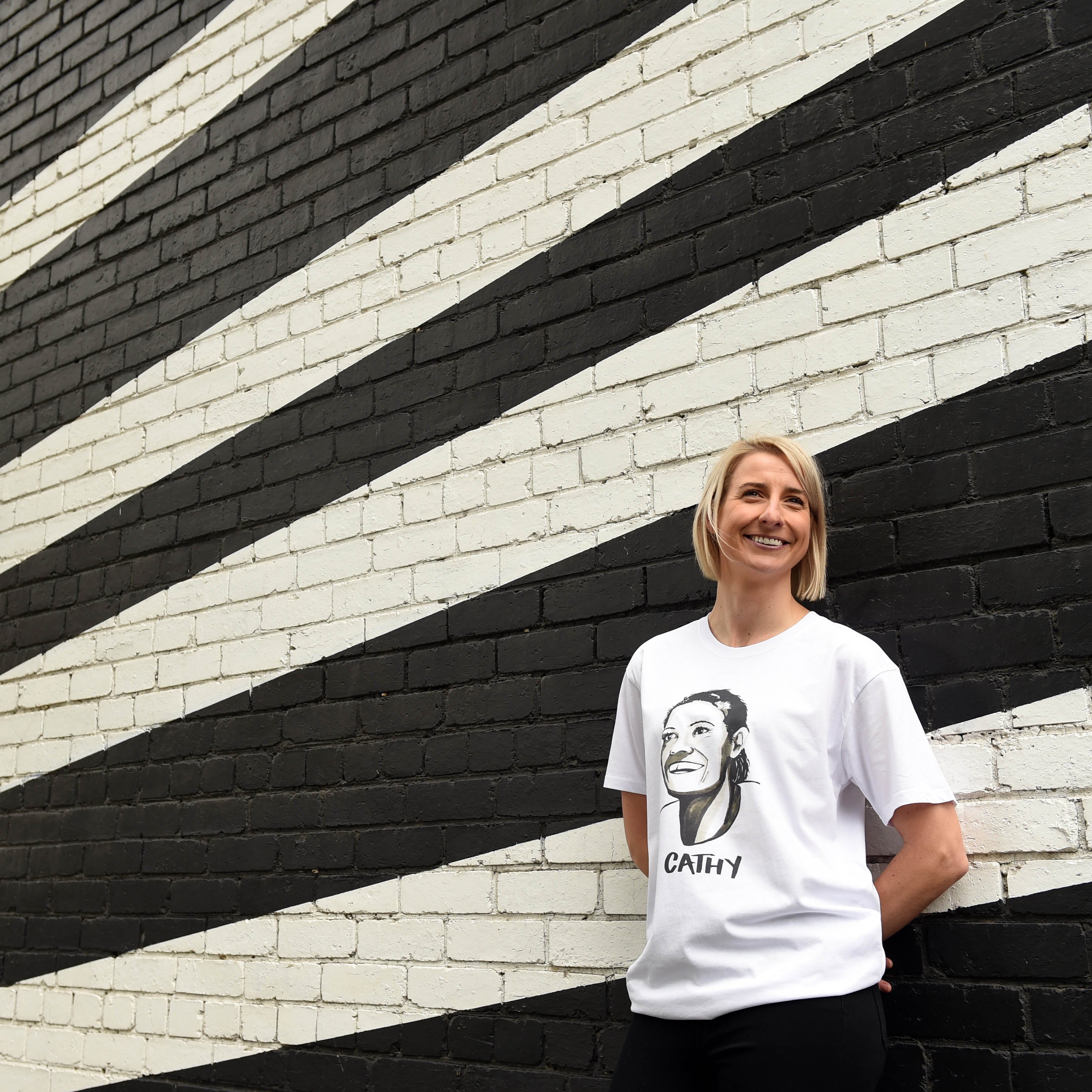 Cathy Freeman T-shirt – High Tees Australian icon graphic tee, ethically made in Melbourne. ©High Tees