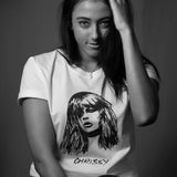 Chrissy Amphlett T shirt – High Tees Australian icon graphic tee, ethically made in Melbourne. ©High Tees