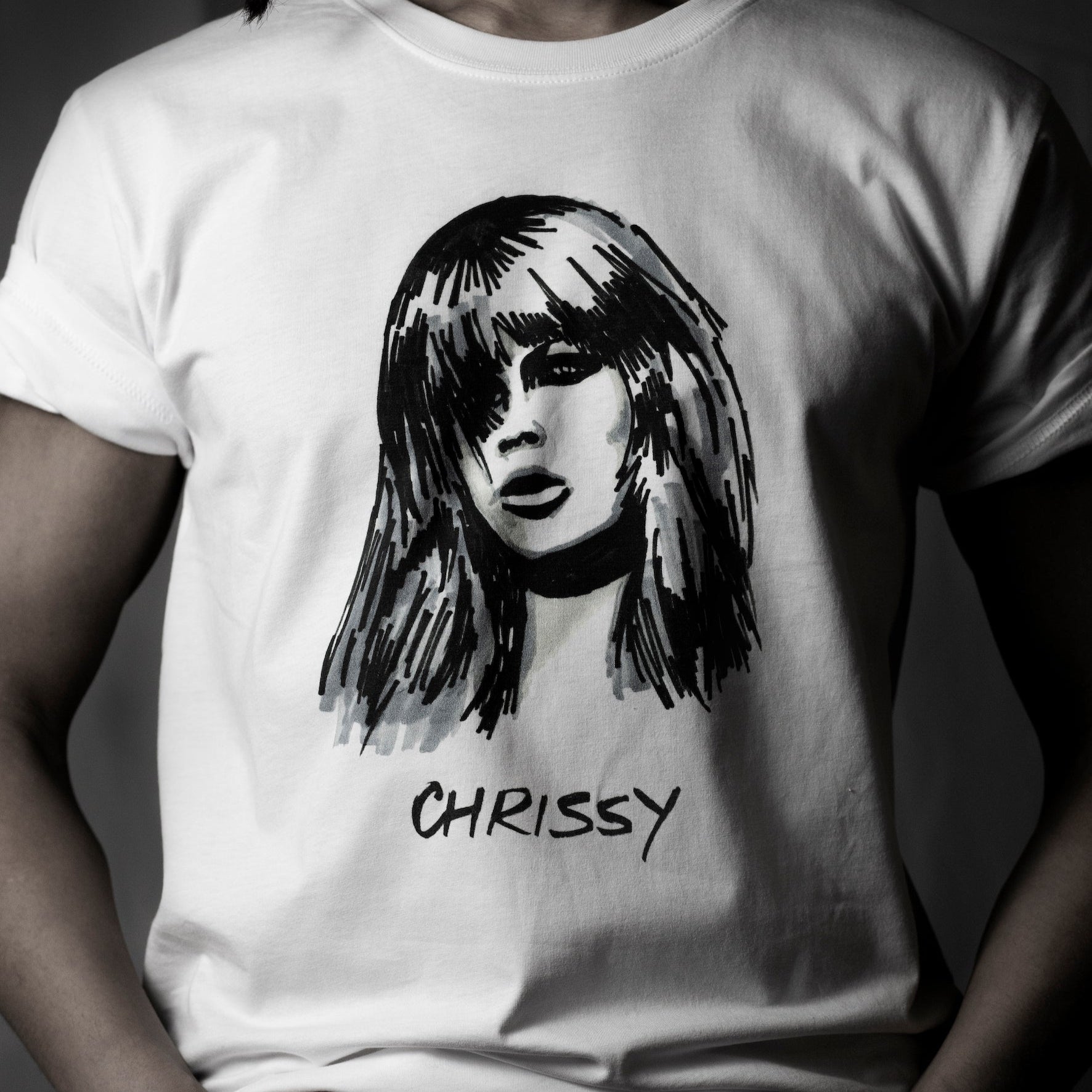 Chrissy Amphlett T shirt – High Tees Australian icon graphic tee, ethically made in Melbourne. ©High Tees