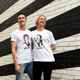 Cathy Freeman T-shirt and Evonne Goolagong – High Tees Australian icon graphic tee, ethically made in Melbourne. ©High Tees
