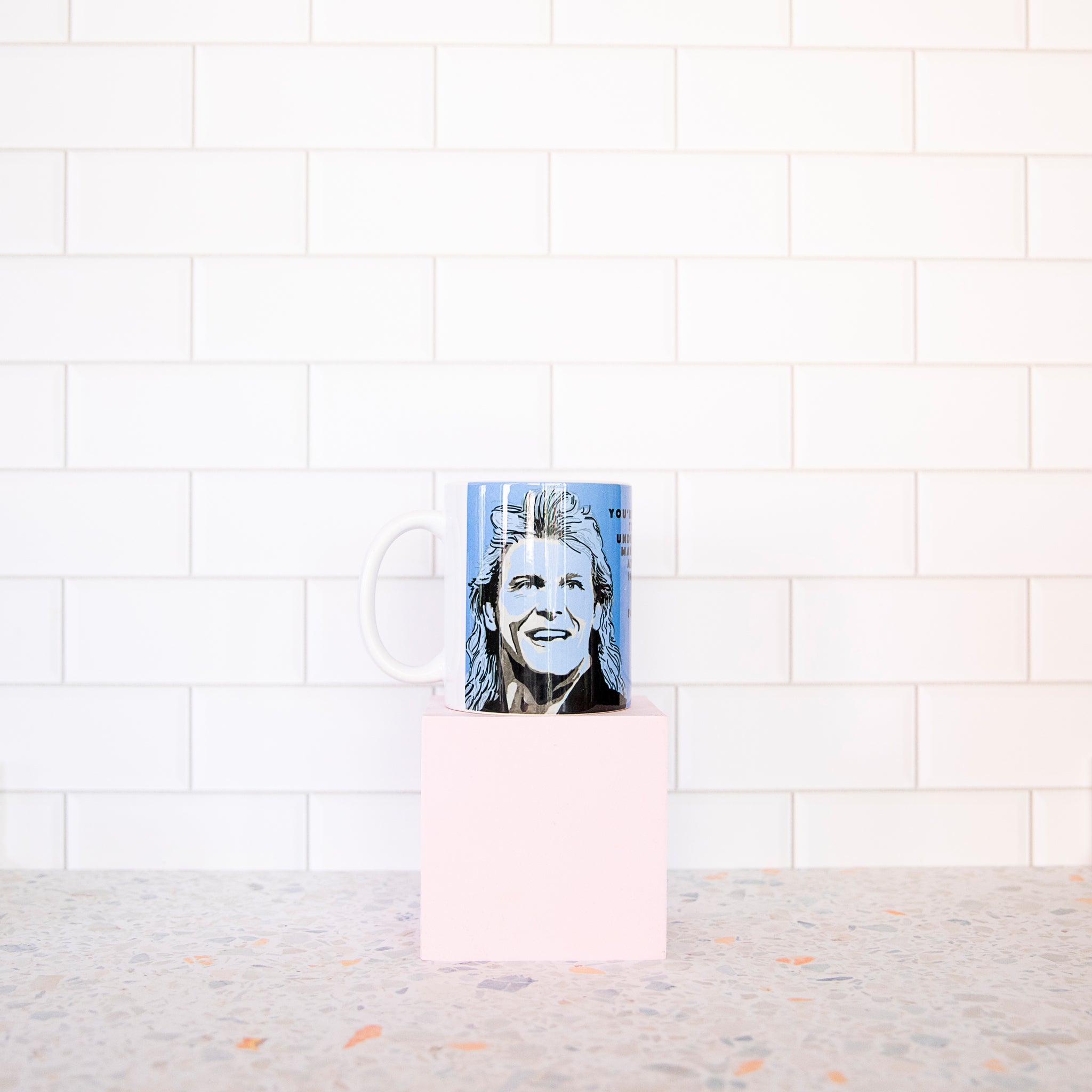 John Farnham Mug designed by High Tees.