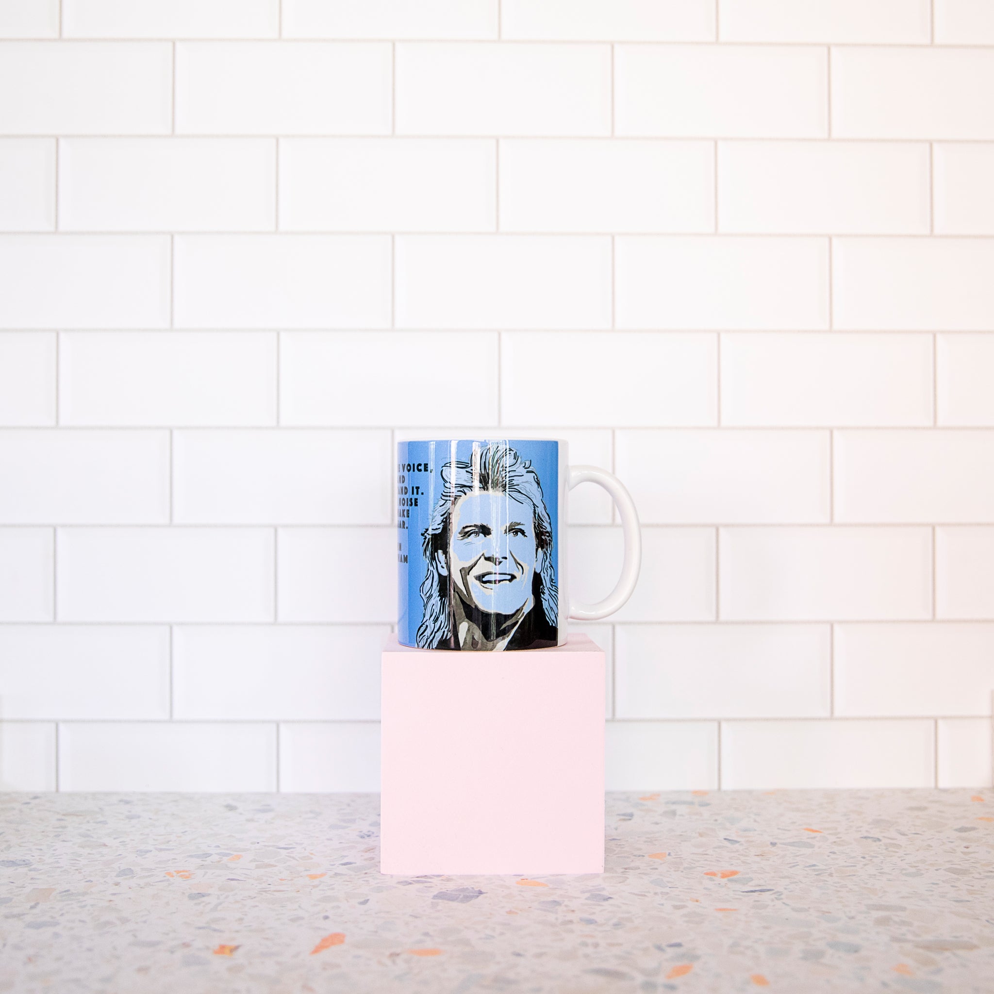 John Farnham Mug designed by High Tees.