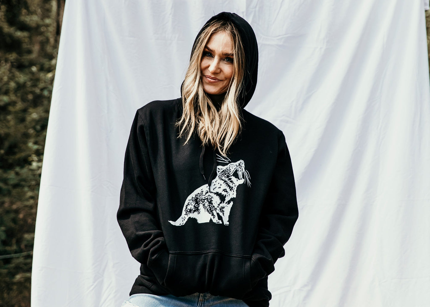 Tassie Devil Hoodie Black