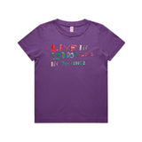 Live in Seddon, live in Paradise kids T shirt