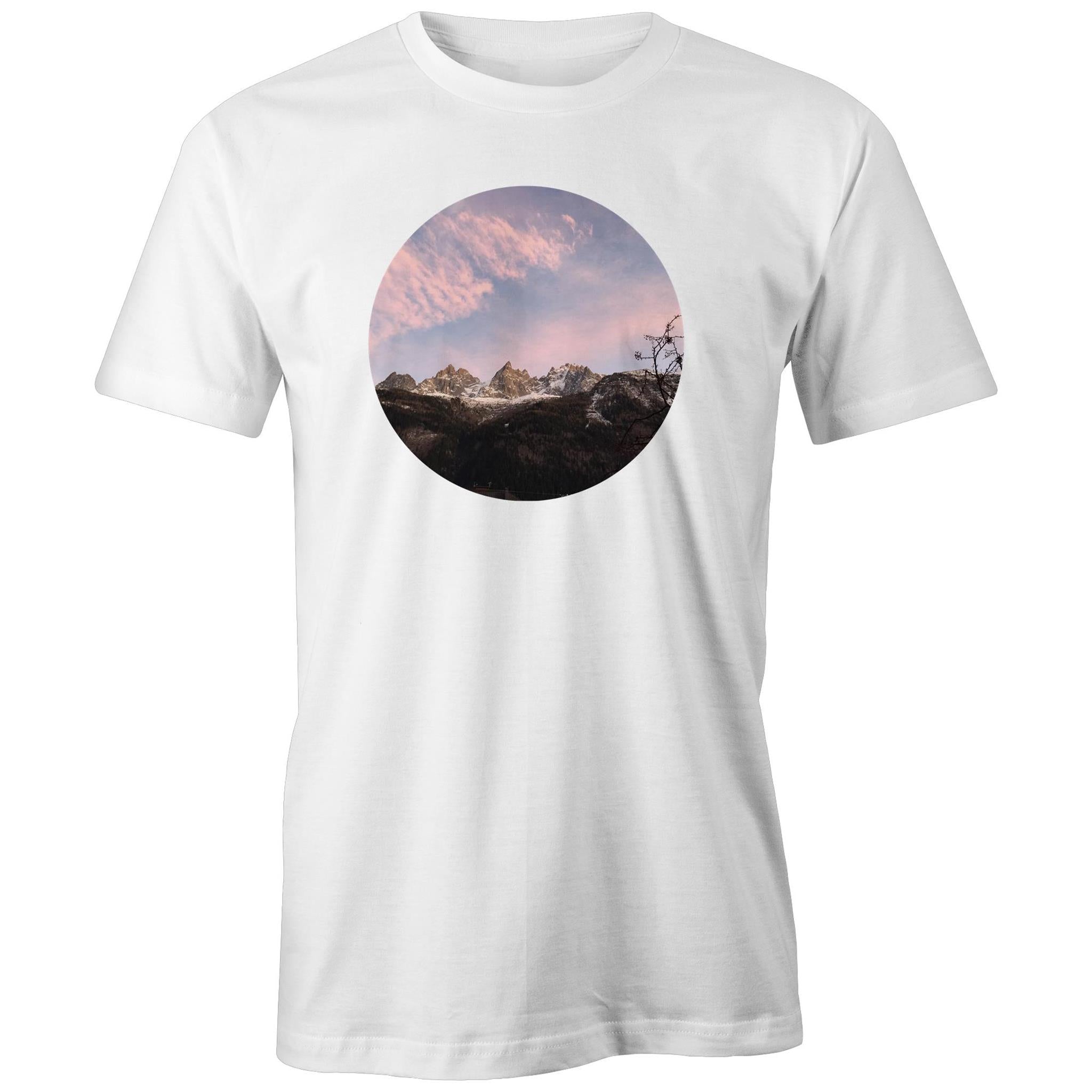 Chamonix Sunrise T shirt
