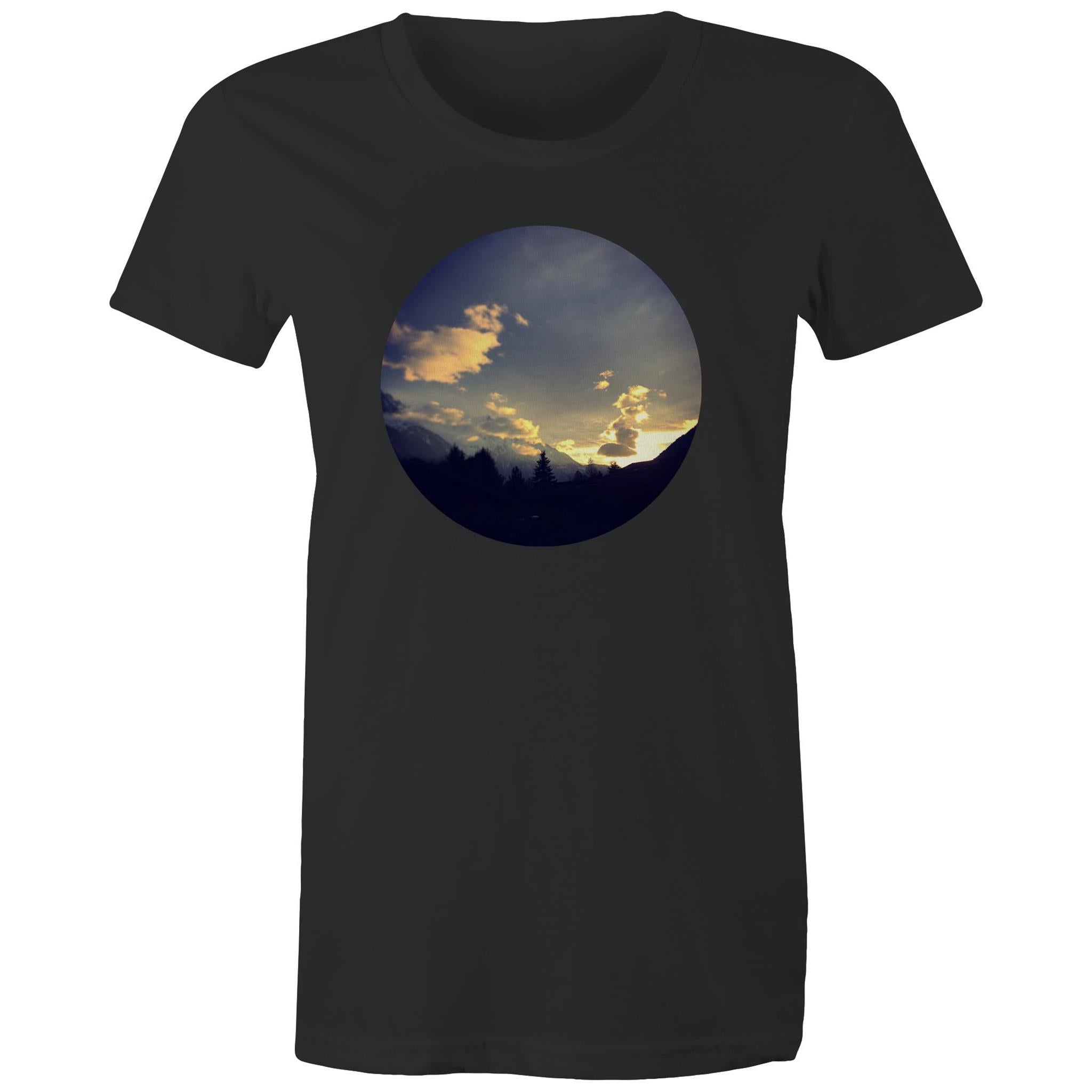 Chamonix Sunset Women's T shirt