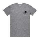 Frill Necked Lizard Pocket Print T shirt