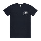 Frill Necked Lizard Pocket Print T shirt