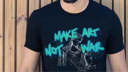 Make Art not War T shirt