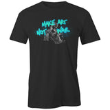 Make art not war tshirt