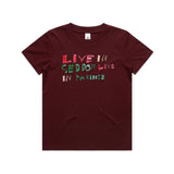 Live in Seddon, live in Paradise kids T shirt