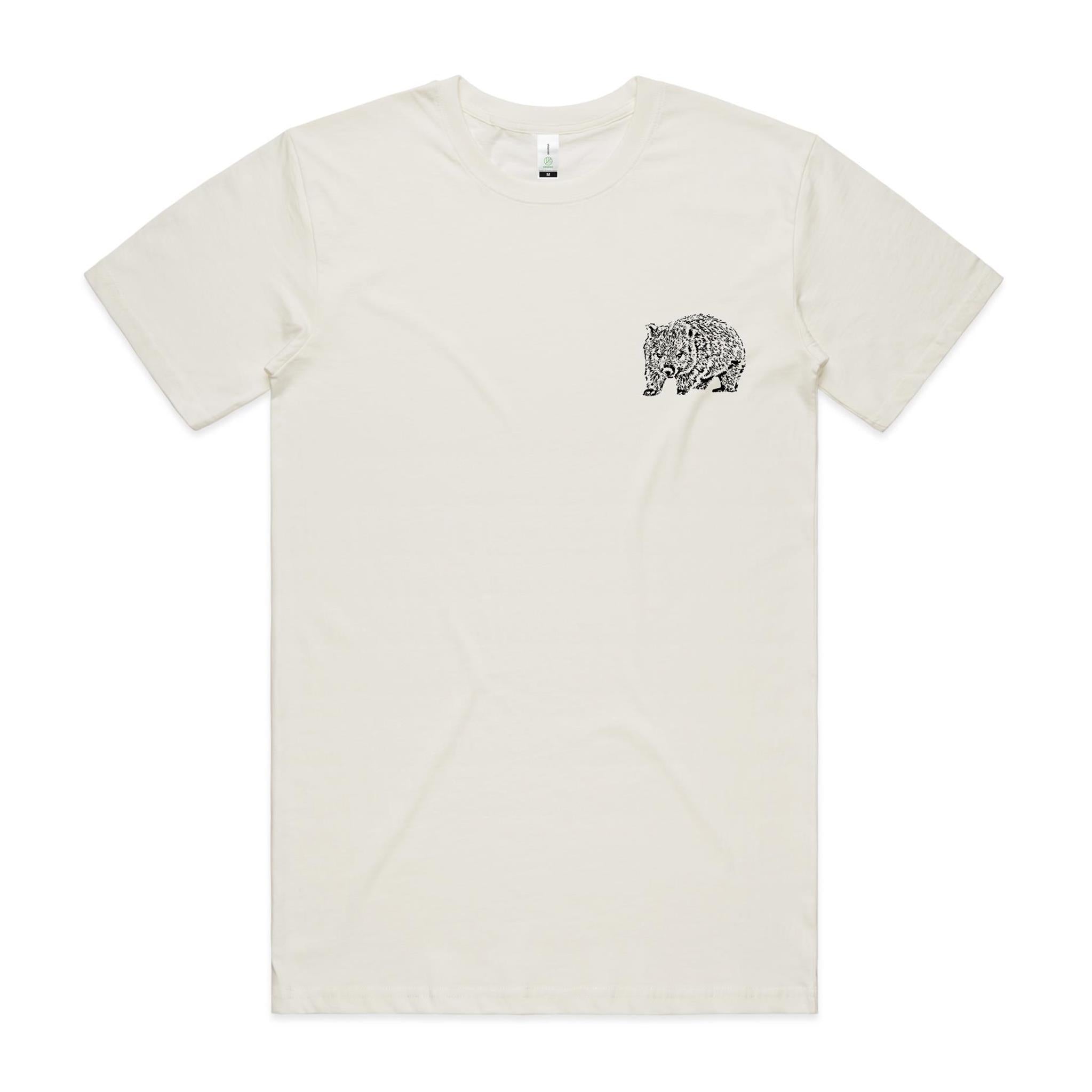Wombat Pocket Print T shirt