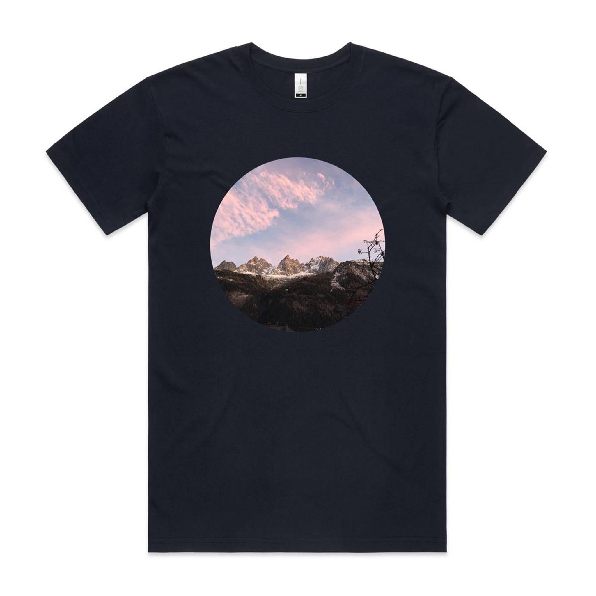 Chamonix Sunrise T shirt x