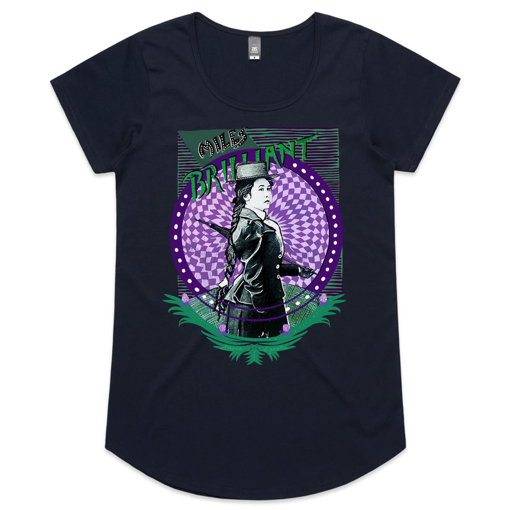 MILES Women's Scoop T shirt
