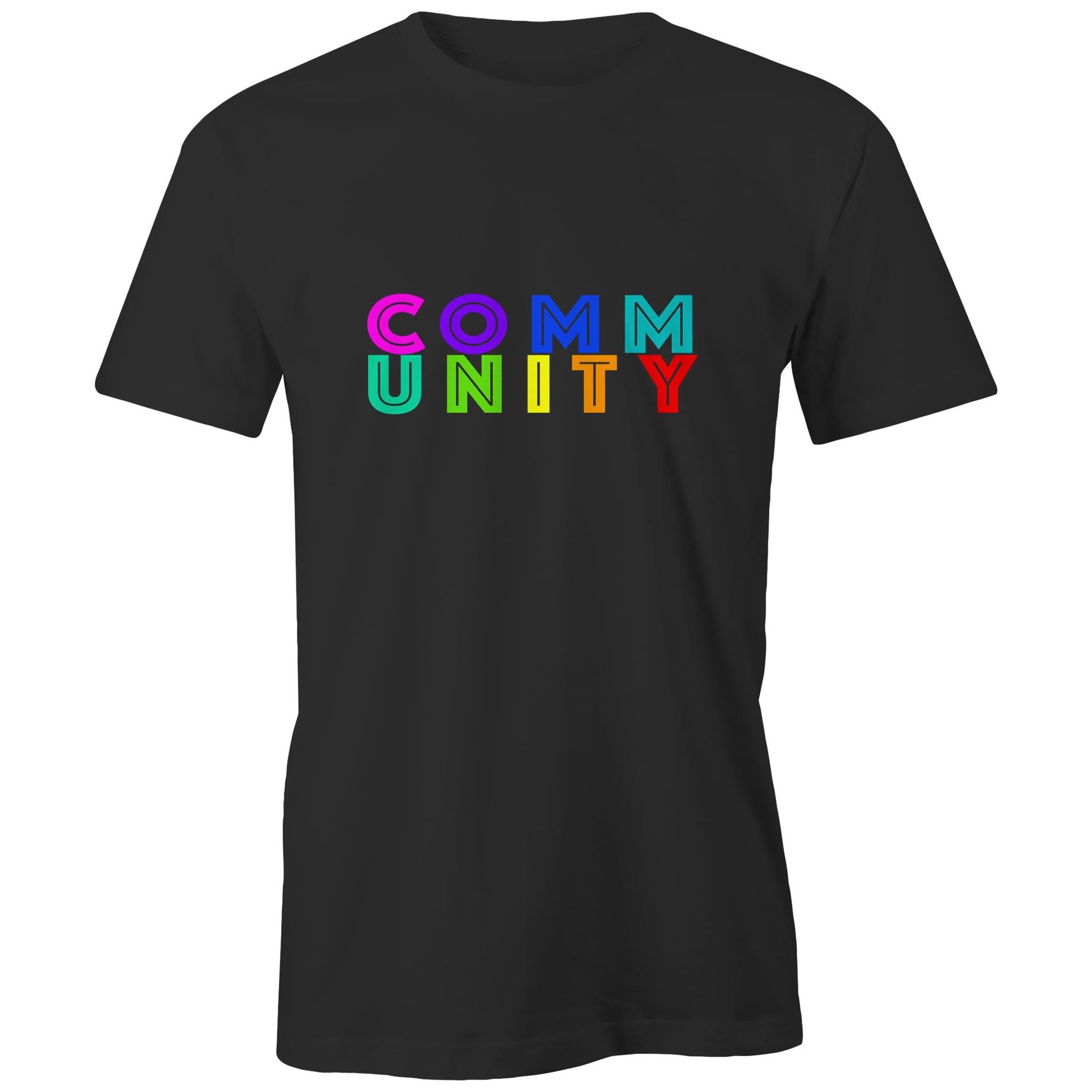 Community Rainbow T shirt