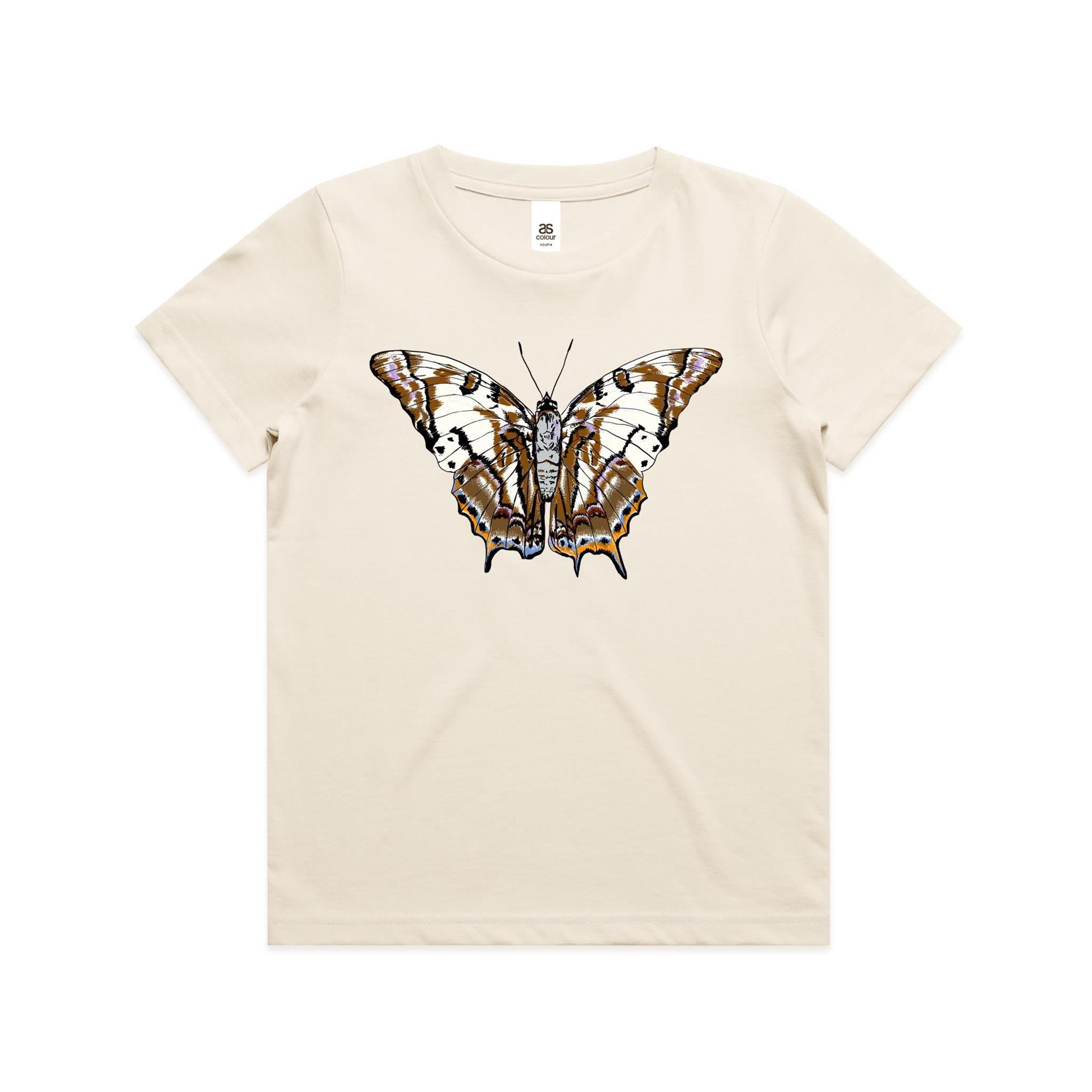 Tailed Emperor Butterfly Kids T shirt