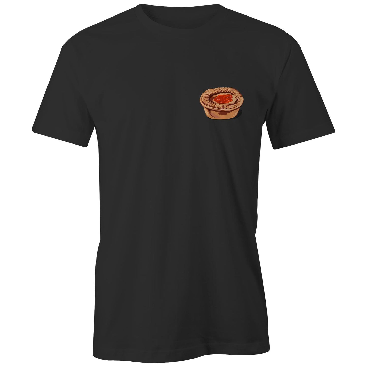 Meat Pie Pocket Print T shirt