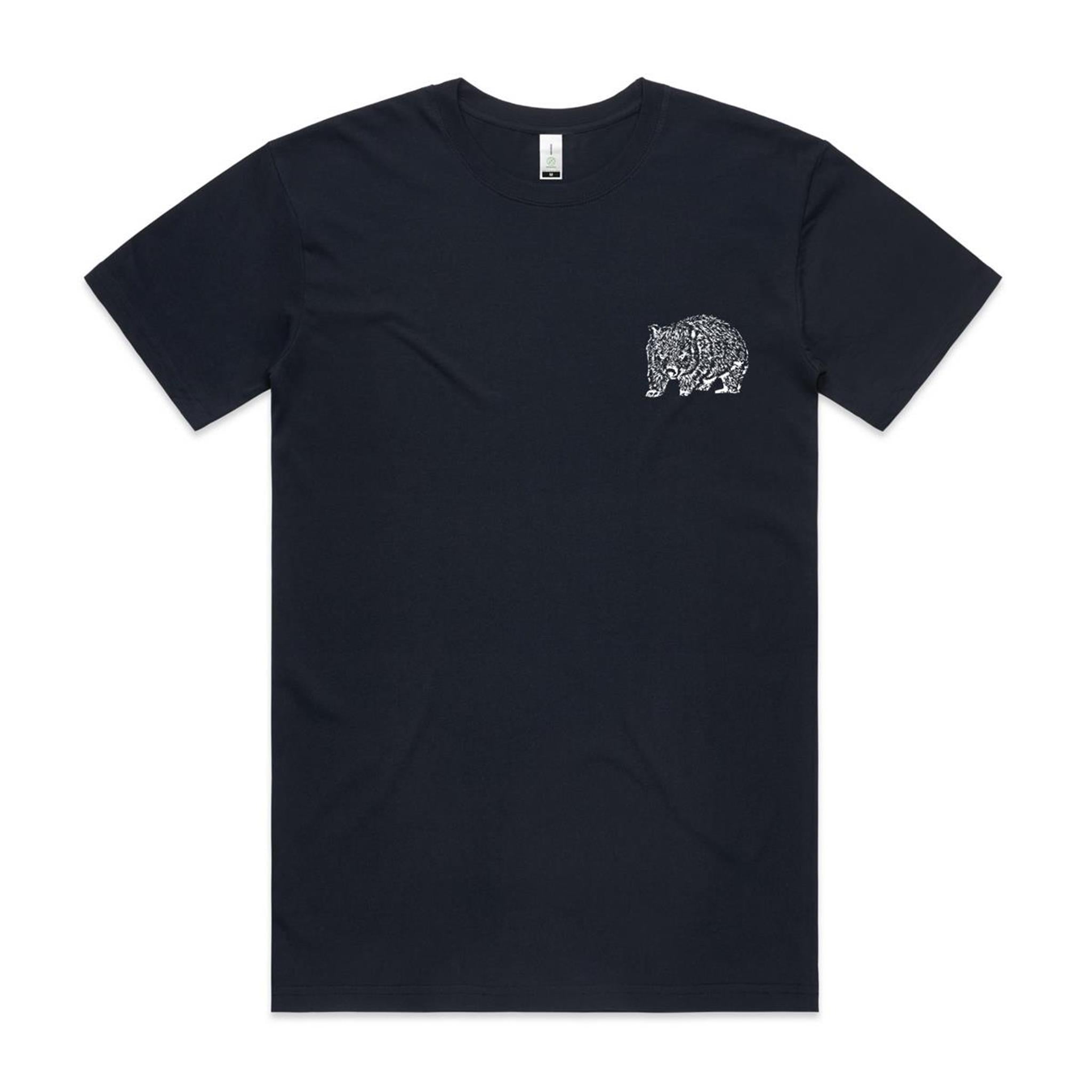 Wombat Pocket Print T shirt
