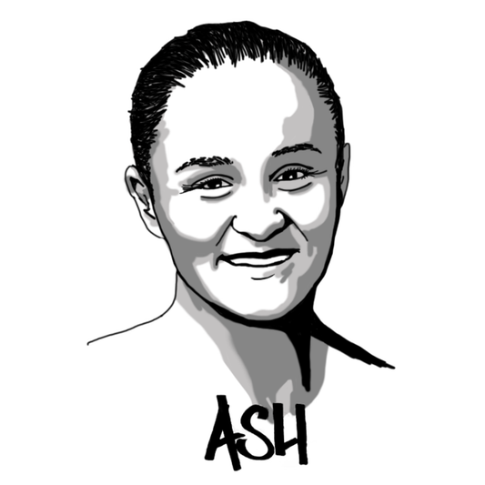 ©High Tees Original drawing of Ash Barty