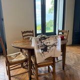 Sir David Attenborough 100 years Tea Towel