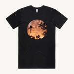 Bali Sunset T shirt Black by High Tees