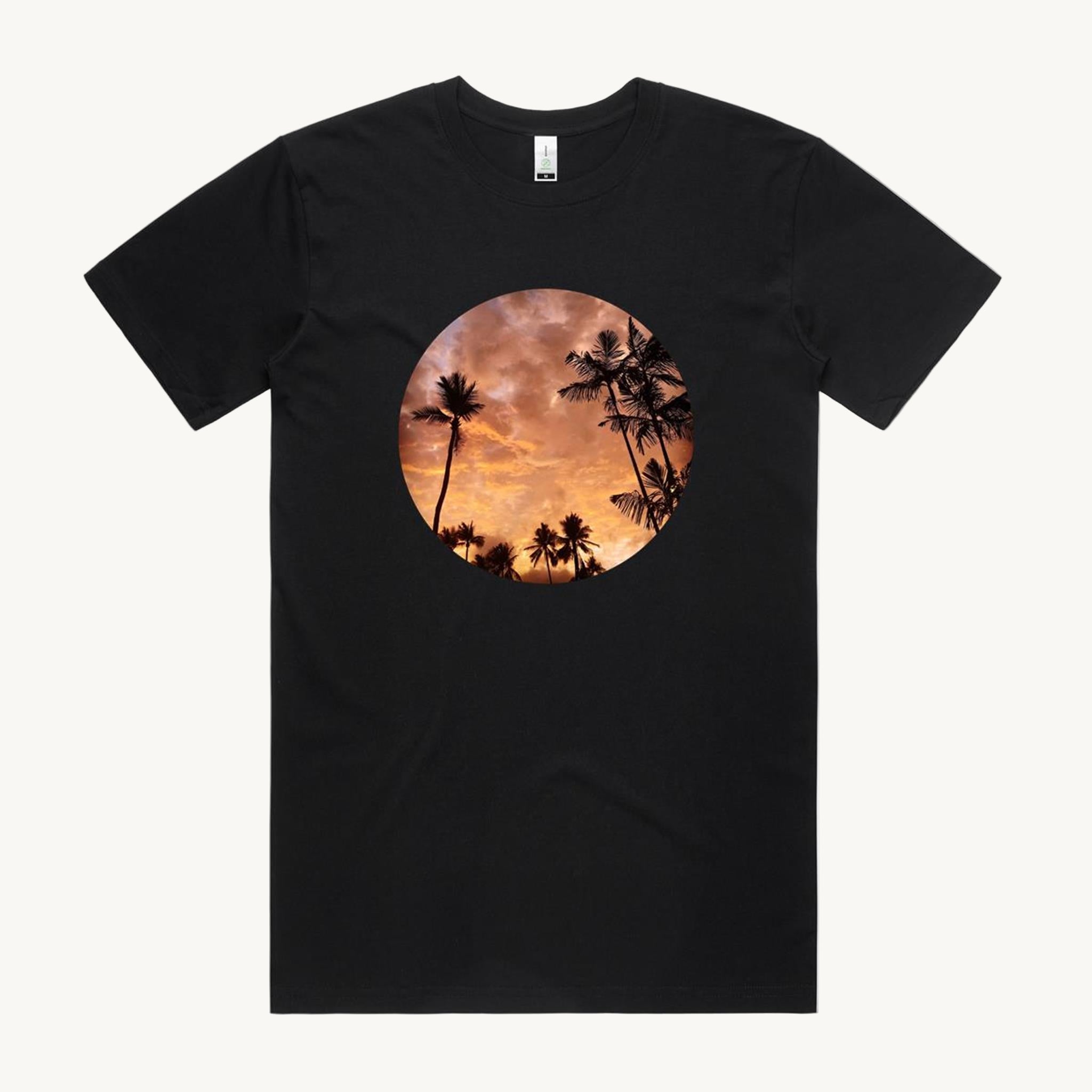 Bali Sunset T shirt Black by High Tees