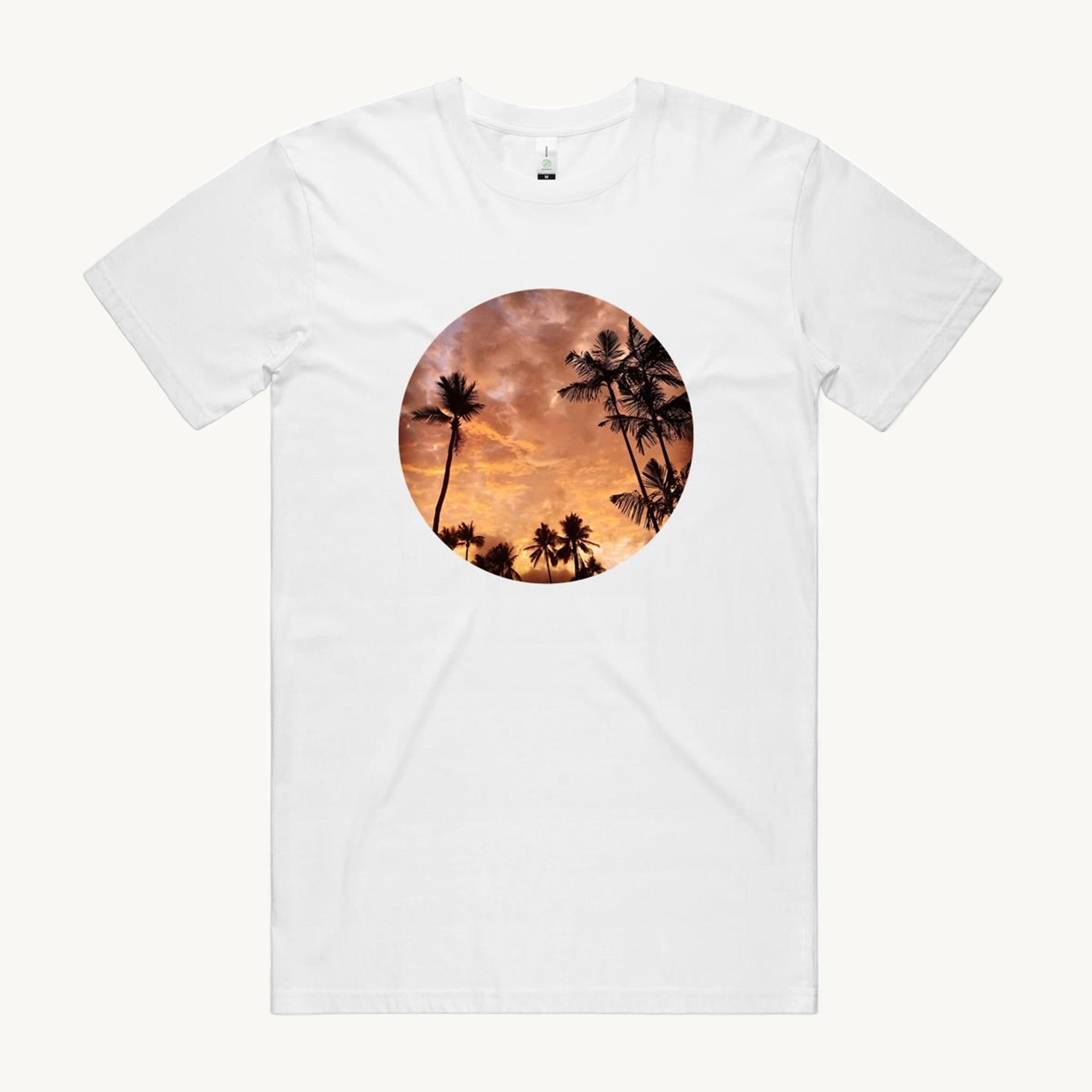Bali Sunset T shirt White by High Tees