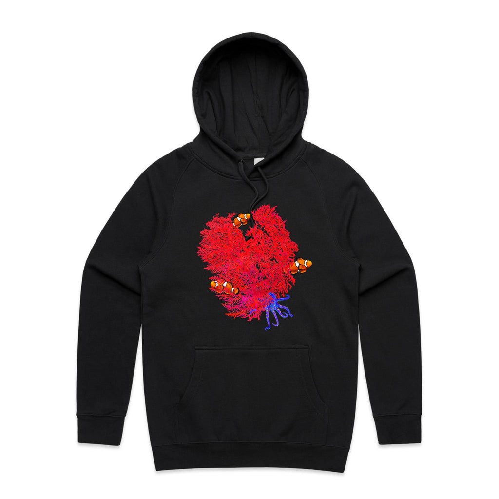 Black Hoodie Coral not Coal