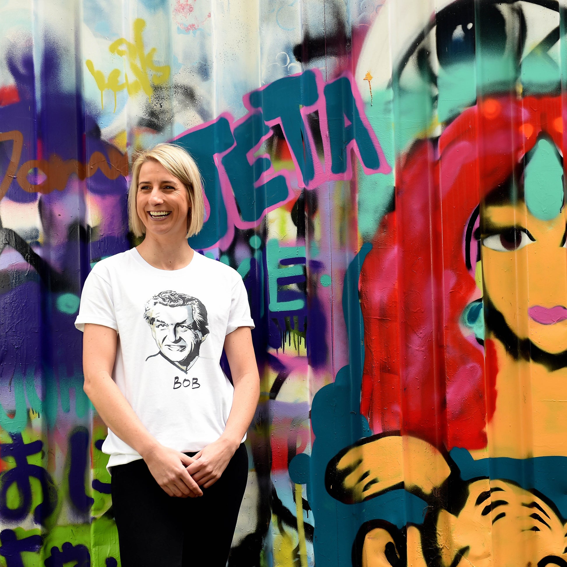 Bob Hawke T-shirt – High Tees Australian icon graphic tee, ethically made in Melbourne. ©High Tees