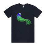 Box Jellyfish Navy Regular T shirt by High Tees. 