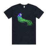 Box Jellyfish Navy Regular T shirt by High Tees. 