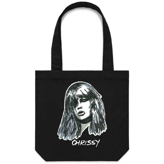 Chrissy Black Tote Bag