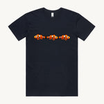 Clown Fish design printed on 100% organic cotton T shirt. High Tees.
