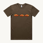 Clown Fish design printed on 100% organic cotton T shirt. High Tees.