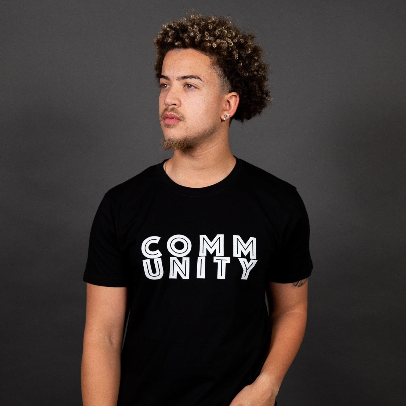Community T shirt High Tees. $5 from the sale is donated to West Welcome Wagon. ©High Tees