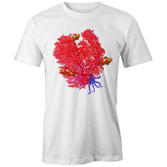 Coral not Coal T shirt White