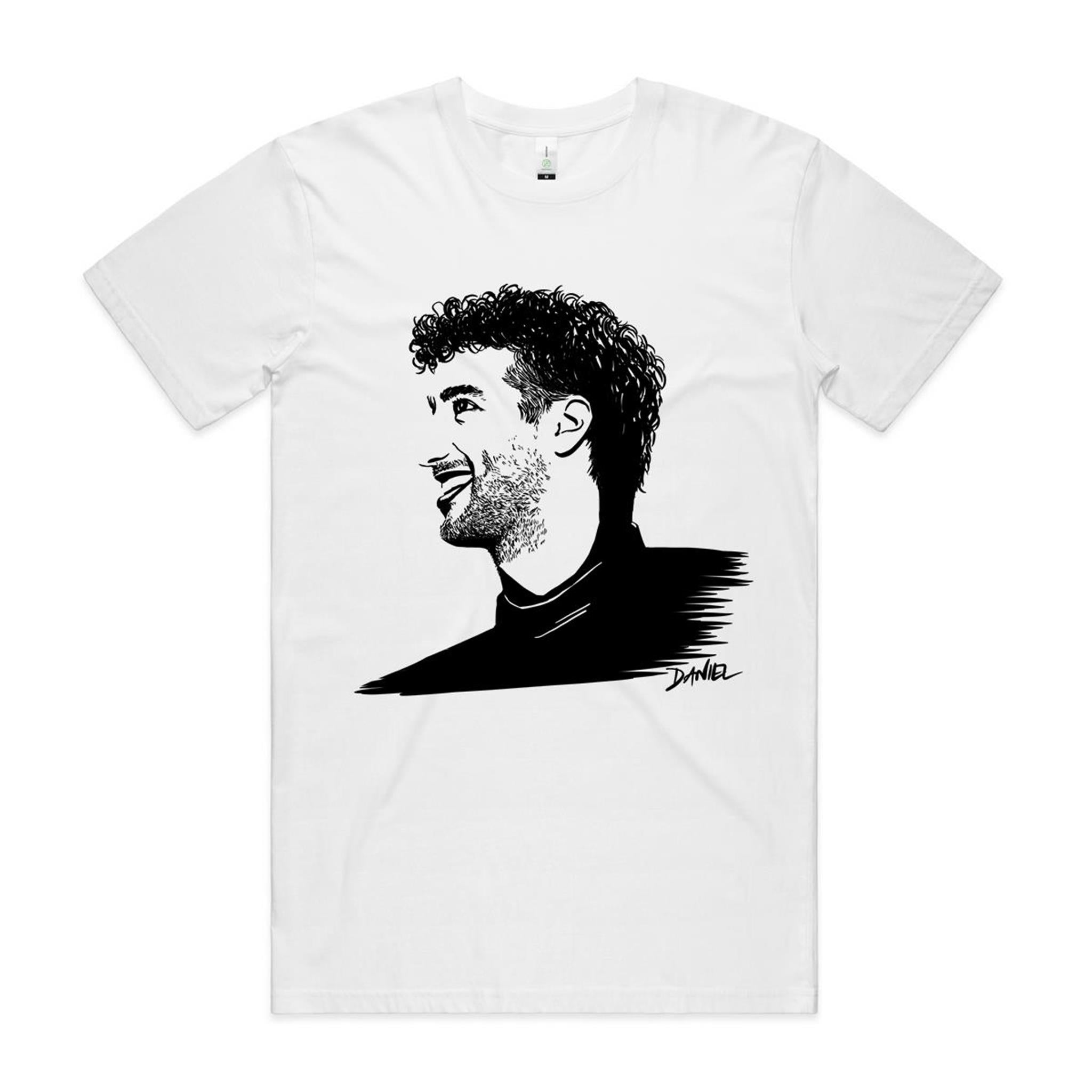 Daniel Ricciardo T-shirt – High Tees Australian icon graphic tee, ethically made in Melbourne. ©High Tees