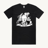 David Attenborough 100 Years Adult T shirt Black by High Tees