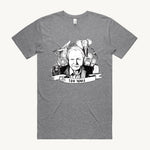 David Attenborough 100 Years Adult T shirt Grey by High Tees