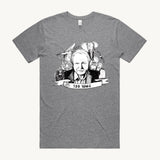David Attenborough 100 Years Adult T shirt Grey by High Tees