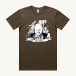 David Attenborough 100 Years Adult T shirt Walnut by High Tees