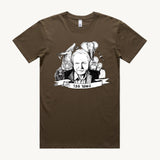 David Attenborough 100 Years Adult T shirt Walnut by High Tees